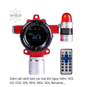 Giám sát cảnh báo các loại khí thải độc hại NH3, O3, Benzene, C2H2, CO, CO2...