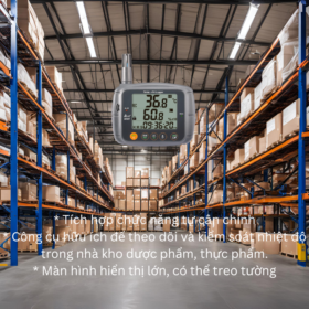 máy đo ghi nhiệt độ độ ẩm AZ 88081 là giải pháp tối ưu cho nhà kho dược phẩm GSP và thực phẩm